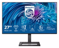 Philips E Line 275E2FAE/00 datorskärm 68,6 cm (27") 2560 x 1440 pixlar Quad HD LED Svart