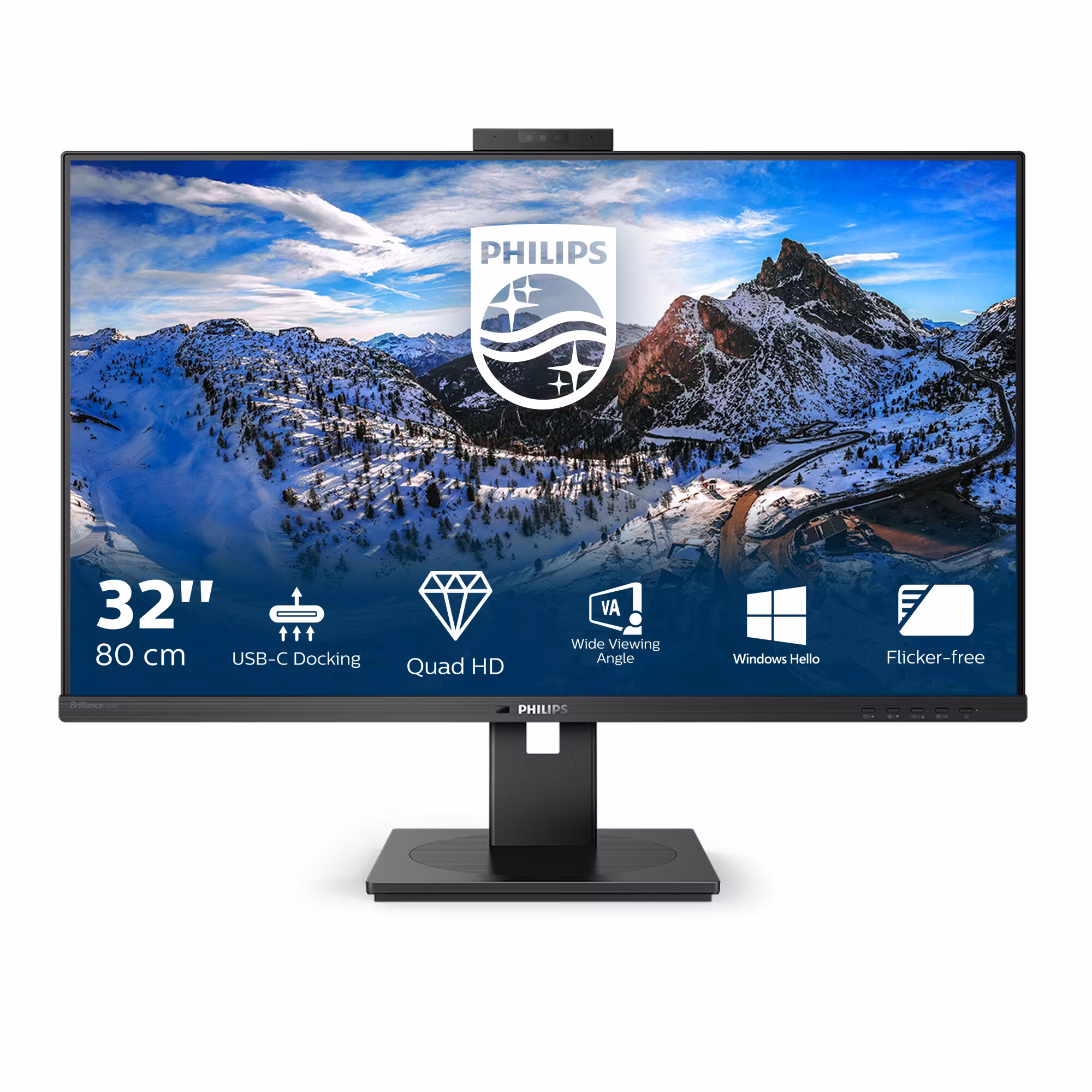 Philips P Line 326P1H/00 datorskärm 80 cm (31,5") 2560 x 1440 pixlar Quad HD LED Svart