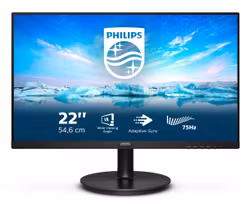 Philips V Line 222V8LA/00 datorskärm 54,6 cm (21,5") 1920 x 1080 pixlar Full HD LCD svart