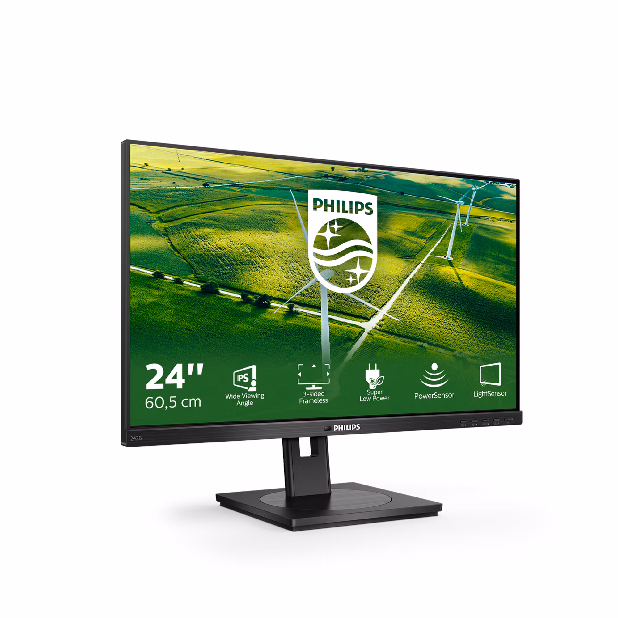 Philips 242B1G/00 datorskärm 60,5 cm (23,8") 1920 x 1080 pixlar Full HD LED Svart