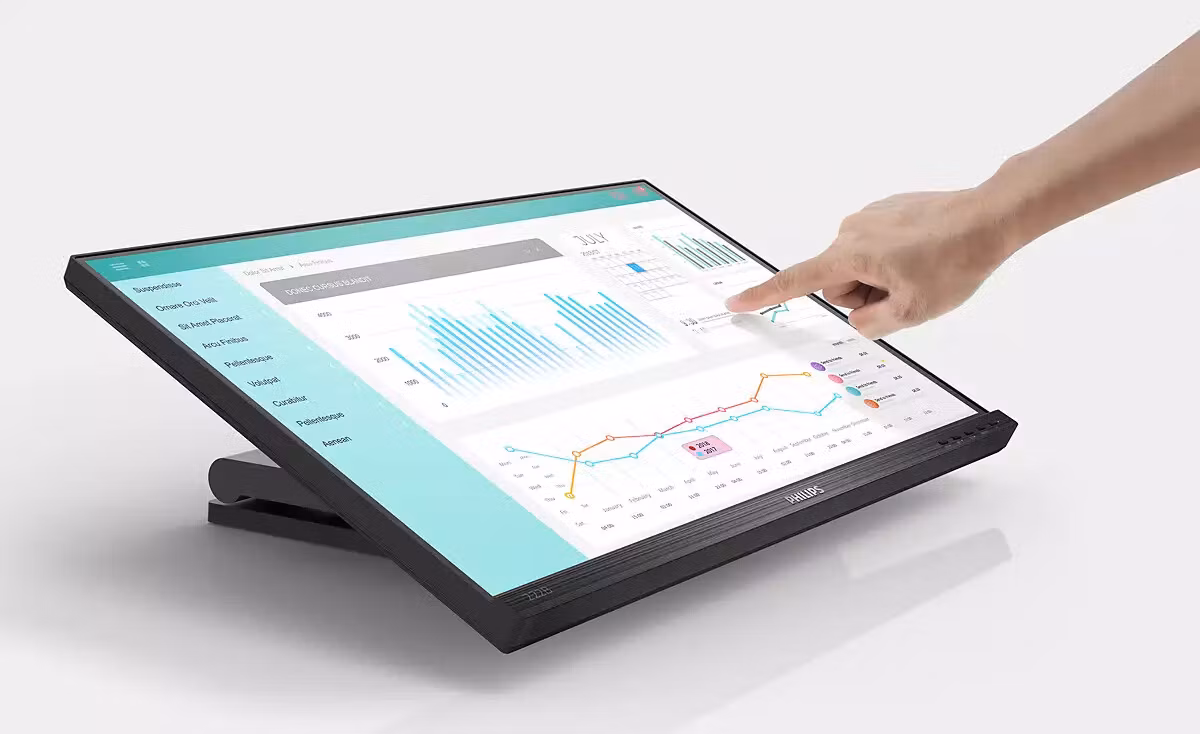 Philips B Line 222B1TC/00 datorskärm 54,6 cm (21,5") 1920 x 1080 pixlar Full HD LED Touchscreen Svart