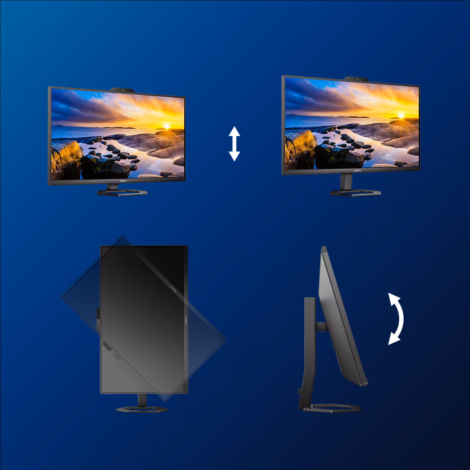 Philips 5000 series 27E1N5600HE/00 datorskärm 68,6 cm (27") 2560 x 1440 pixlar Quad HD LCD Svart