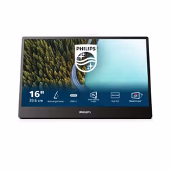 Philips 3000 series 16B1P3302/01 datorskärm 39,6 cm (15,6") 1920 x 1080 pixlar Full HD LED Svart