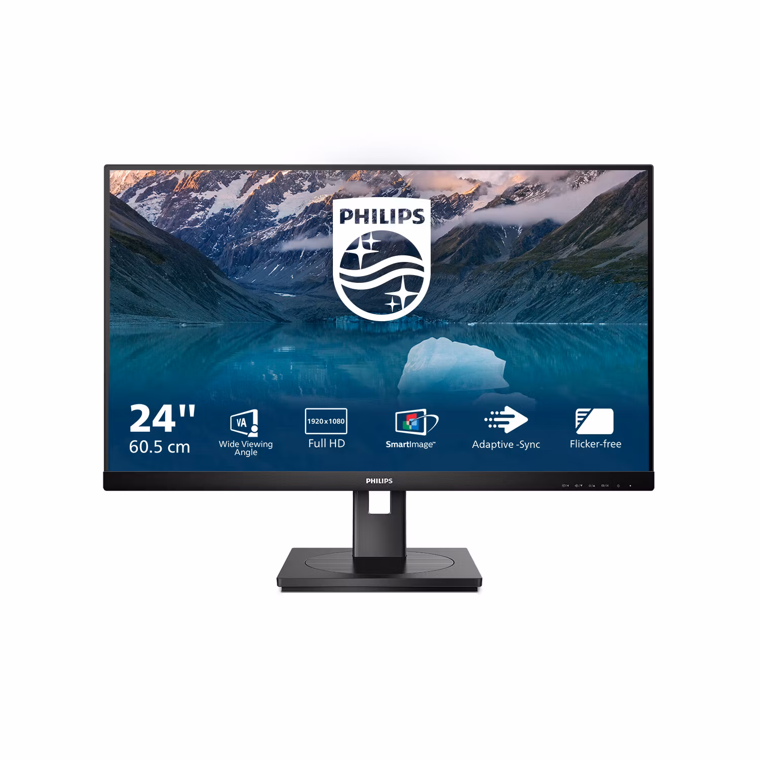 Philips S Line 242S9JML/00 datorskärm 61 cm (24") 1920 x 1080 pixlar Full HD LCD svart