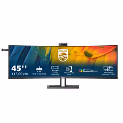 Philips 6000 series 45B1U6900CH/00 datorskärm 113 cm (44,5") 5120 x 1440 pixlar UltraWide Dual Quad HD LED Svart