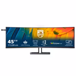 Philips 6000 series 45B1U6900C/00 datorskärm 113 cm (44,5") 5120 x 1440 pixlar UltraWide Dual Quad HD LED Svart