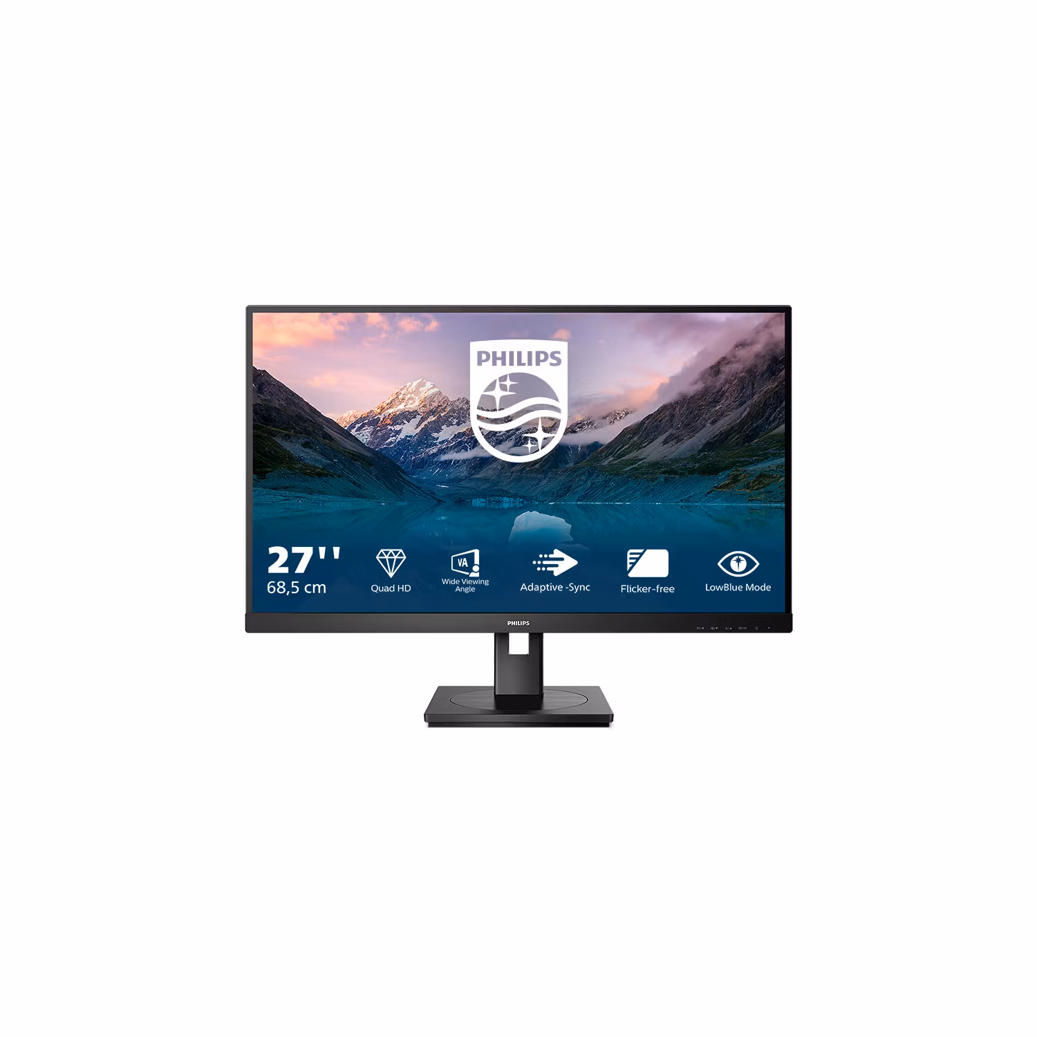 Philips 275S9JML/00 datorskärm 68,6 cm (27") 2560 x 1440 pixlar Quad HD LCD svart