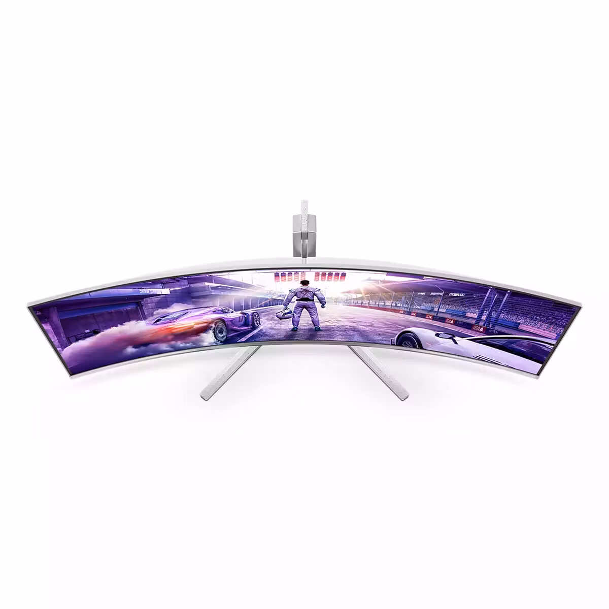 Philips Evnia 8000 49M2C8900/00 datorskärm 124,2 cm (48,9") 5120 x 1440 pixlar Dual QHD QD‑OLED Vit
