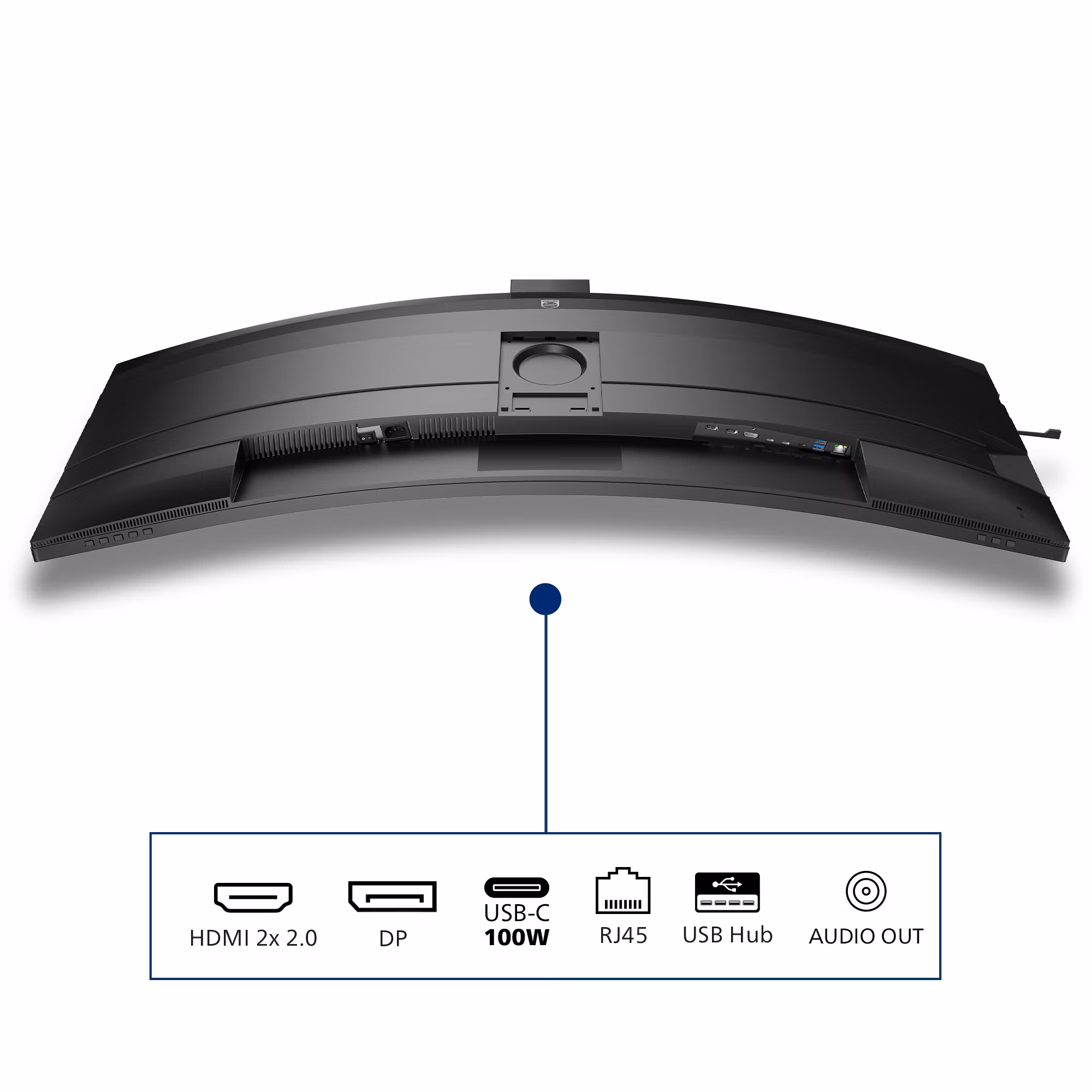 Philips 49B2U6903CH/00 datorskärm 124,5 cm (49") 5120 x 1440 pixlar Dual QHD LCD grå
