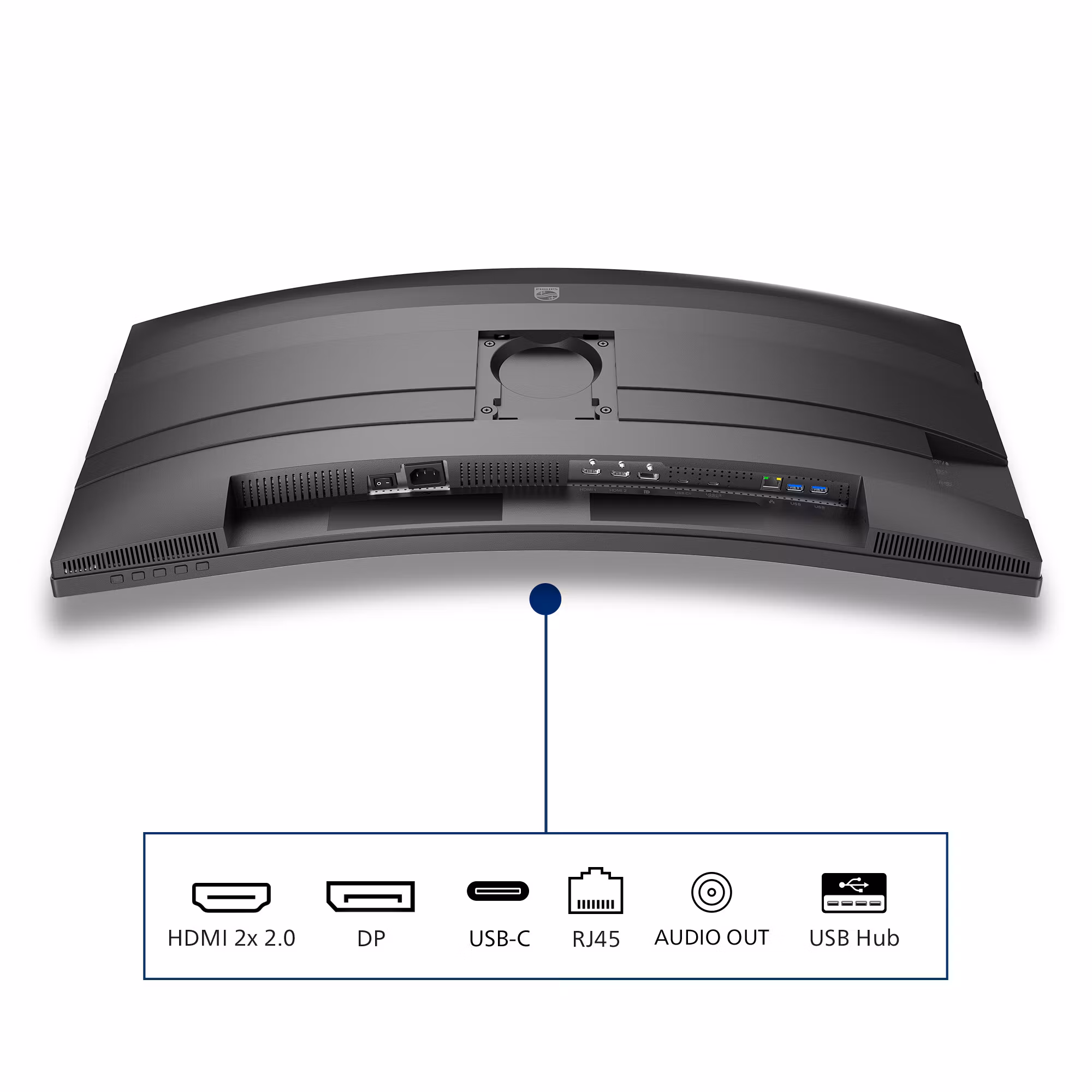 Philips 5000 series 34B2U5600C/00 datorskärm 86,4 cm (34") 3440 x 1440 pixlar Dual QHD LCD grå