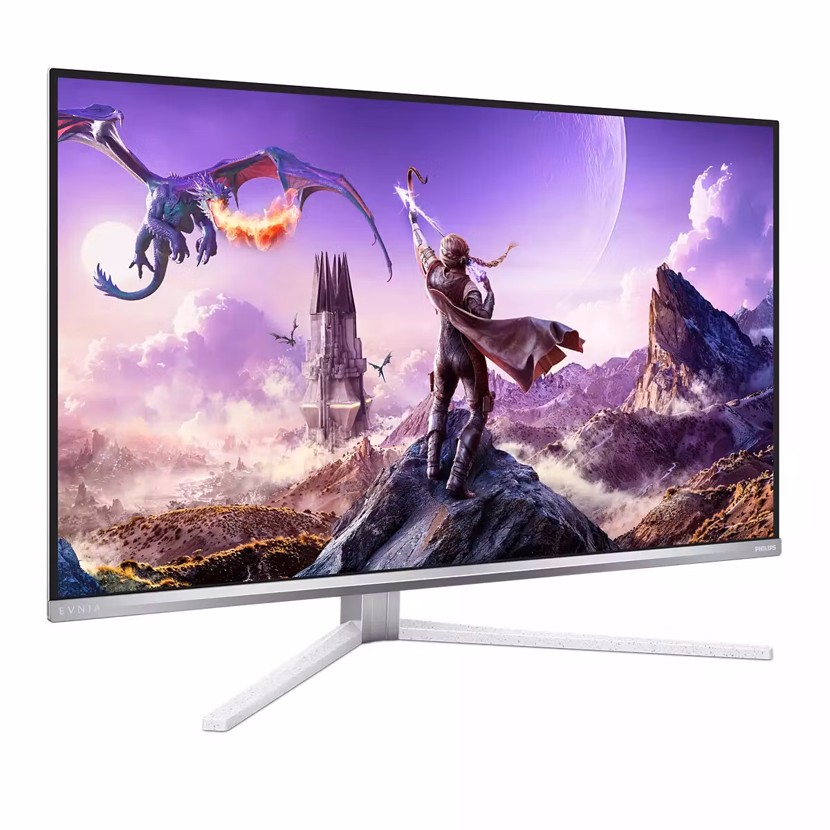 Philips Evnia 8000 32M2N8900/00 datorskärm 80 cm (31,5") 3840 x 2160 pixlar 4K Ultra HD QD-OLED Vit