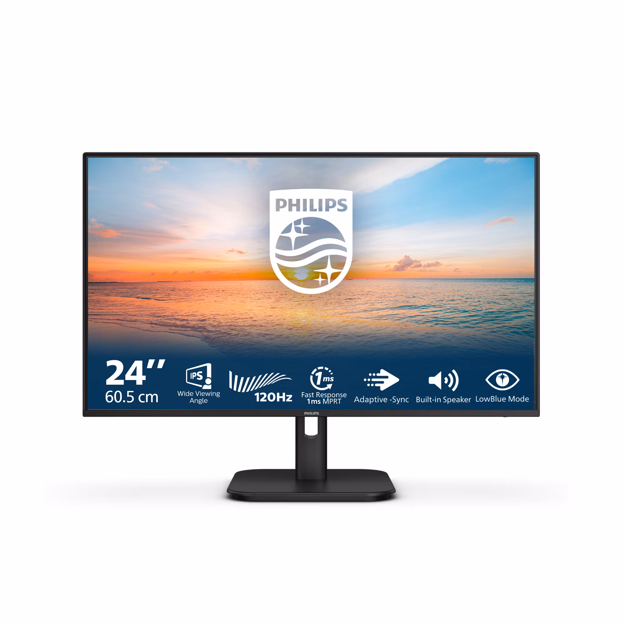 Philips 1000 series 24E1N1200A/00 datorskärm 60,5 cm (23,8") 1920 x 1080 pixlar Full HD LCD Svart