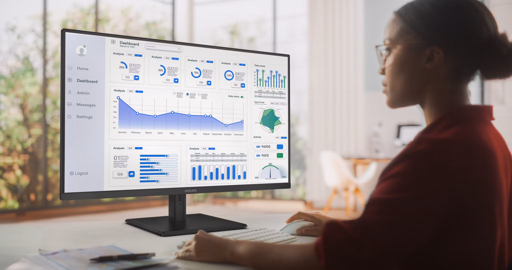 Philips 1000 series 32E1N1800LA/00 datorskärm 80 cm (31,5") 3840 x 2160 pixlar 4K Ultra HD LCD Svart