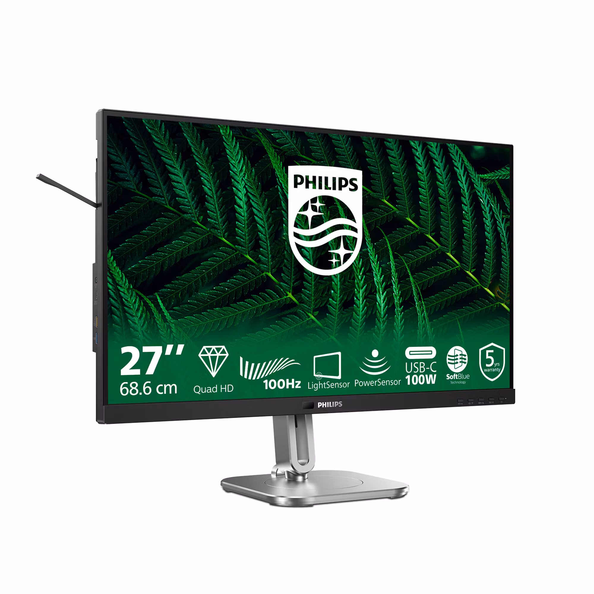 Philips 5000 series 27B2G5601/00 datorskärm 68,6 cm (27") 2560 x 1440 pixlar Quad HD LCD Svart