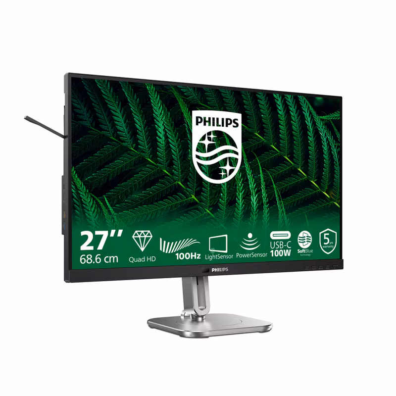 Philips 5000 series 27B2G5601/00 datorskärm 68,6 cm (27") 2560 x 1440 pixlar Quad HD LCD Svart
