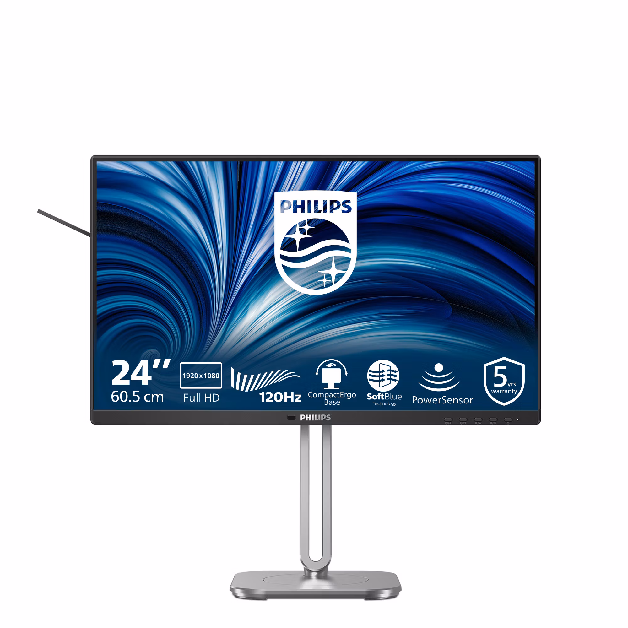 Philips 4000 series 24B2N4200/00 datorskärm 60,5 cm (23,8") 1920 x 1080 pixlar Full HD LCD grå