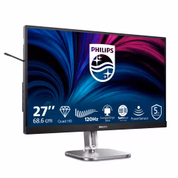 Philips 4000 series 27B2N4500/00 datorskärm 68,6 cm (27") 2560 x 1440 pixlar Quad HD LCD grå