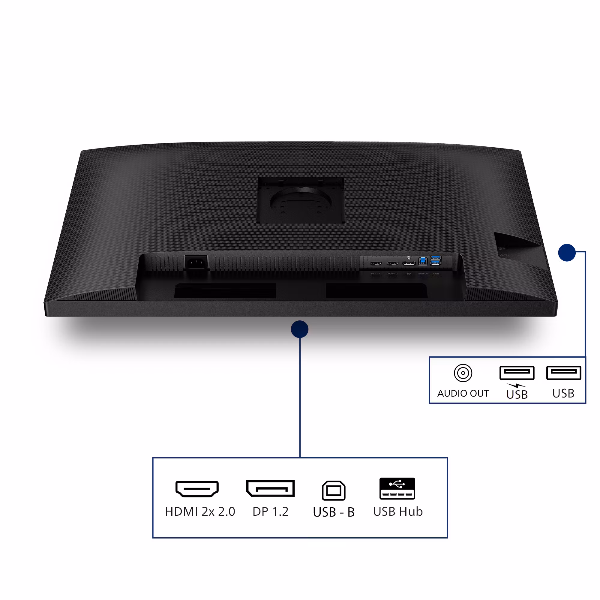 Philips 3000 series 32B2N3500/00 datorskärm 80 cm (31,5") 2560 x 1440 pixlar Quad HD LCD Svart