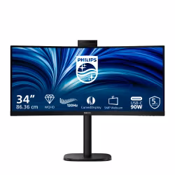 Philips 3000 series 34B2U3600CH/00 datorskärm 86,4 cm (34") 3440 x 1440 pixlar Wide Quad HD LCD Svart