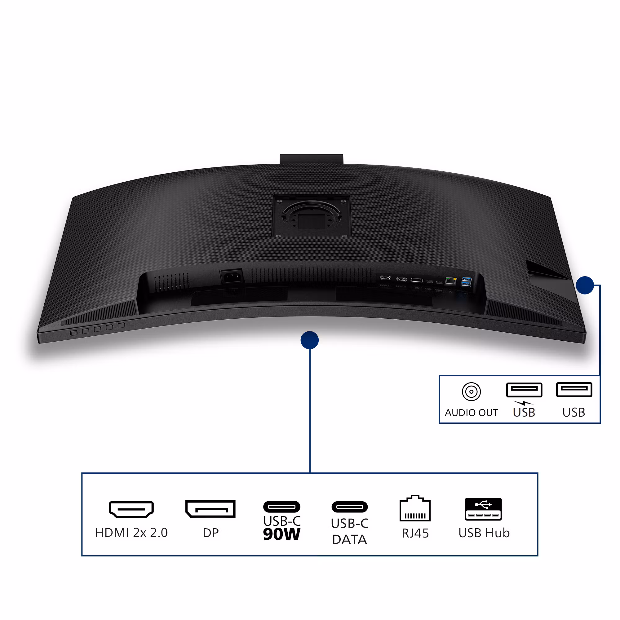 Philips 3000 series 34B2U3600CH/00 datorskärm 86,4 cm (34") 3440 x 1440 pixlar Wide Quad HD LCD Svart