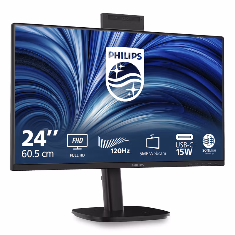 Philips 3000 series 24B2N3200JH/00 datorskärm 60,5 cm (23,8") 1920 x 1080 pixlar Full HD LCD Svart