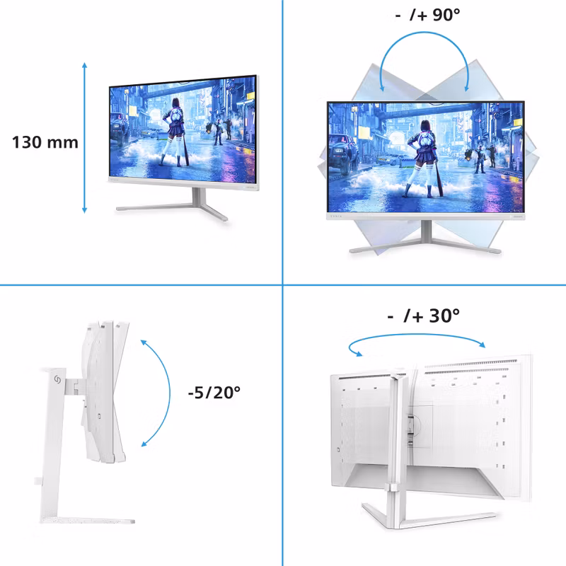Philips 27M2N5201P/00 datorskärm 68,6 cm (27") 1920 x 1080 pixlar Vit