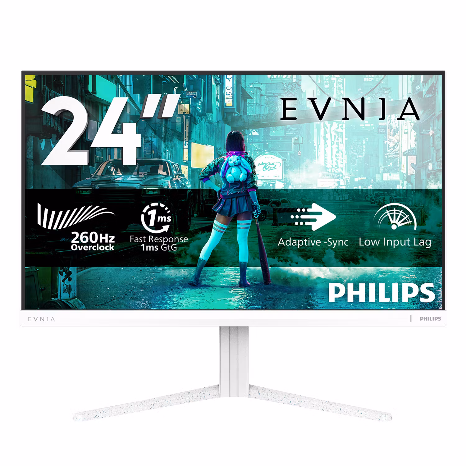 Philips Evnia 3000 24M2N3201P/00 datorskärm 60,5 cm (23,8") 1920 x 1080 pixlar Full HD LCD Vit