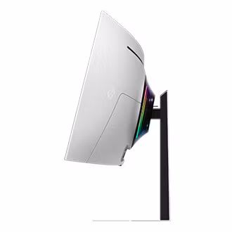Samsung G95SC datorskärm 124,5 cm (49") 5120 x 1440 pixlar Dual QHD OLED Silver