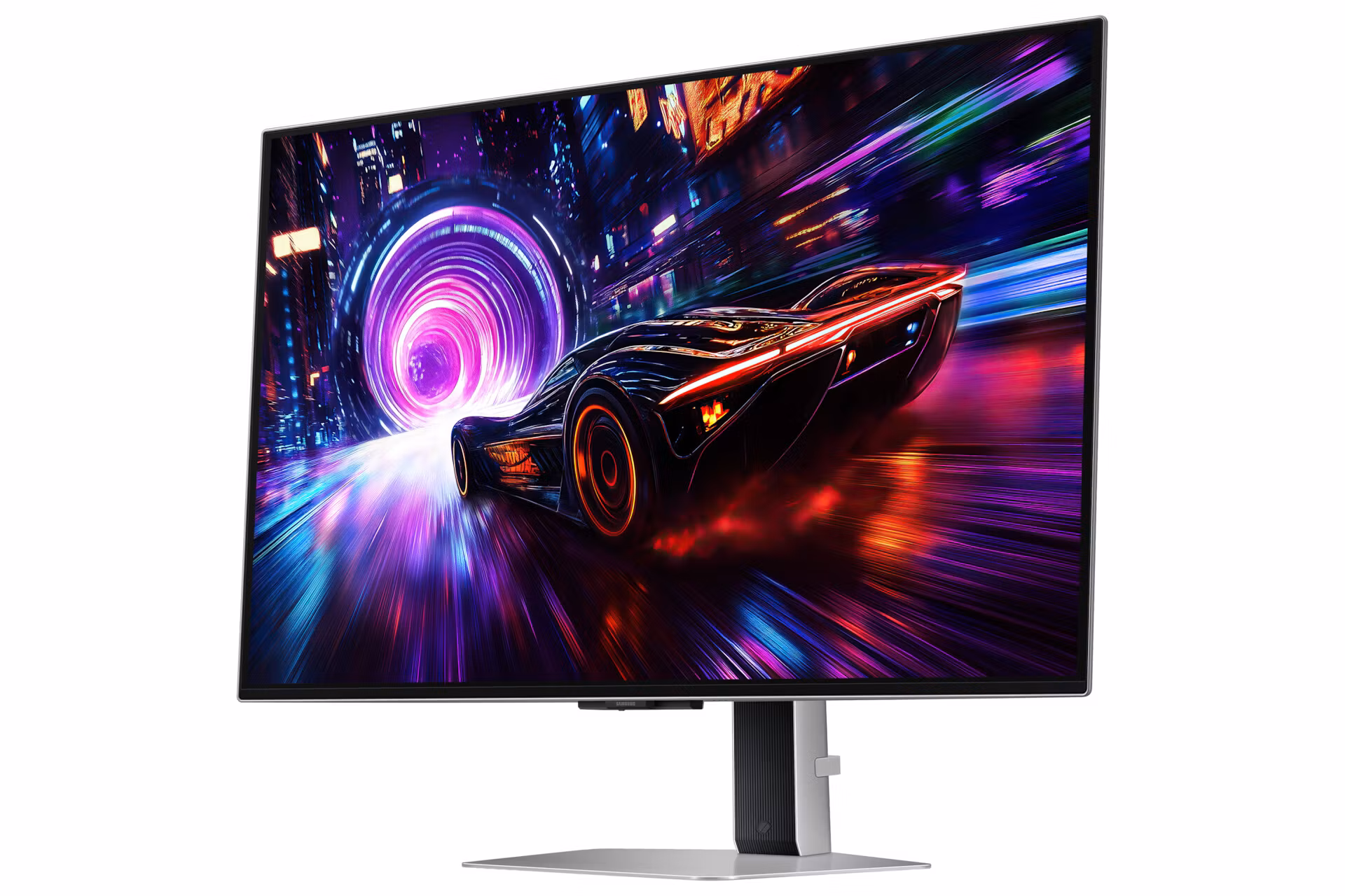 Samsung S32FG814SU datorskärm 81,3 cm (32") 3840 x 2160 pixlar 4K Ultra HD OLED Silver