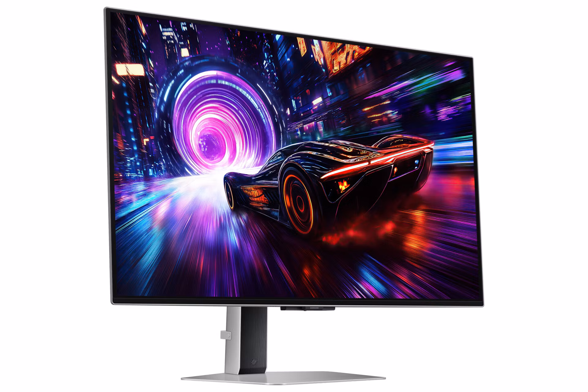 Samsung S32FG814SU datorskärm 81,3 cm (32") 3840 x 2160 pixlar 4K Ultra HD OLED Silver