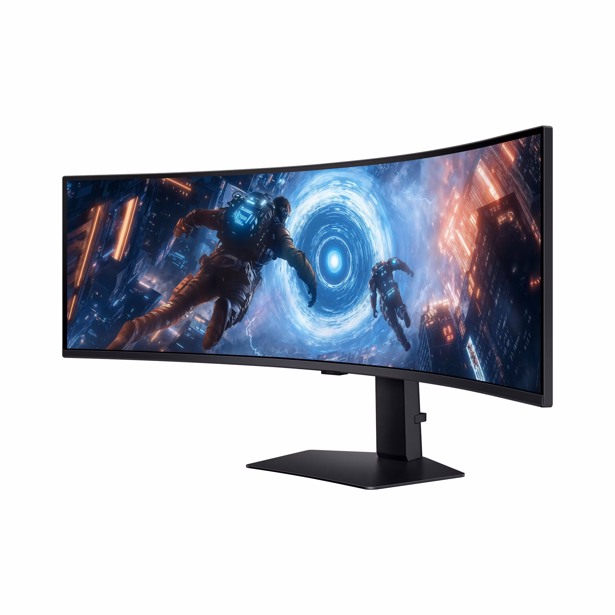 Samsung G91F datorskärm 124,5 cm (49") 5120 x 1440 pixlar Dual QHD LCD Svart