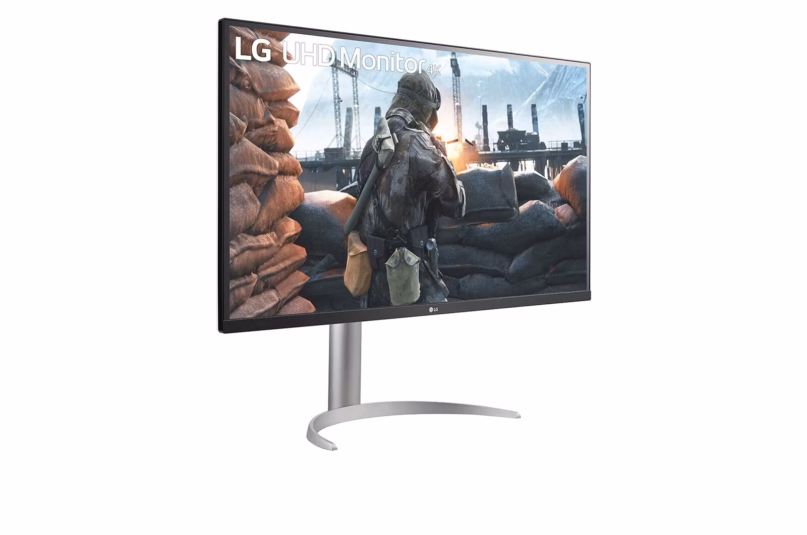 LG 27BP55U-B datorskärm 68,6 cm (27") 3840 x 2160 pixlar 4K Ultra HD LED Silver