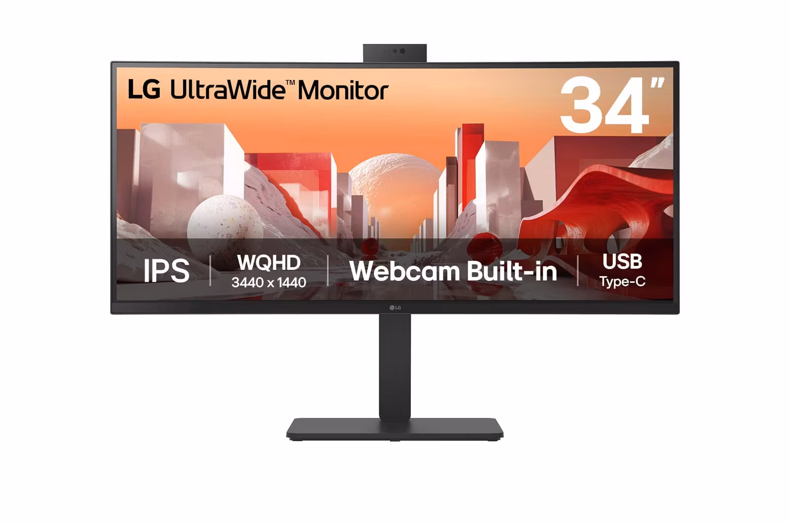 LG 34BA85QE-B datorskärm 86,4 cm (34") 3440 x 1440 pixlar Wide Quad HD LCD Svart