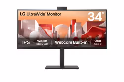 LG 34BA85QE-B datorskärm 86,4 cm (34") 3440 x 1440 pixlar Wide Quad HD LCD Svart