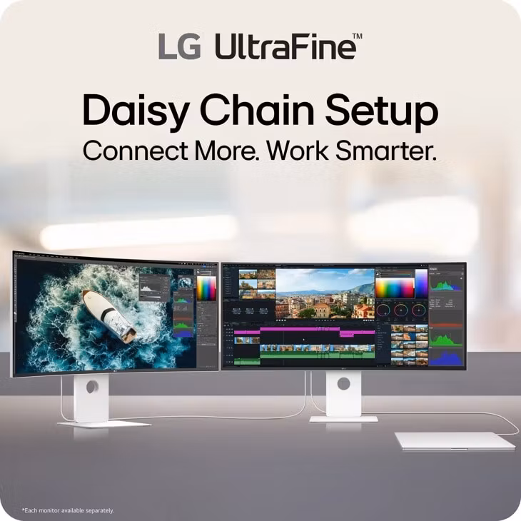 LG 40U990A-W datorskärm 101,6 cm (40") 5120 x 2160 pixlar WUHD Svart