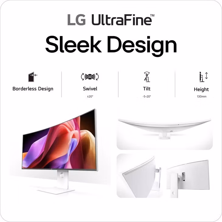 LG 40U990A-W datorskärm 101,6 cm (40") 5120 x 2160 pixlar WUHD Svart