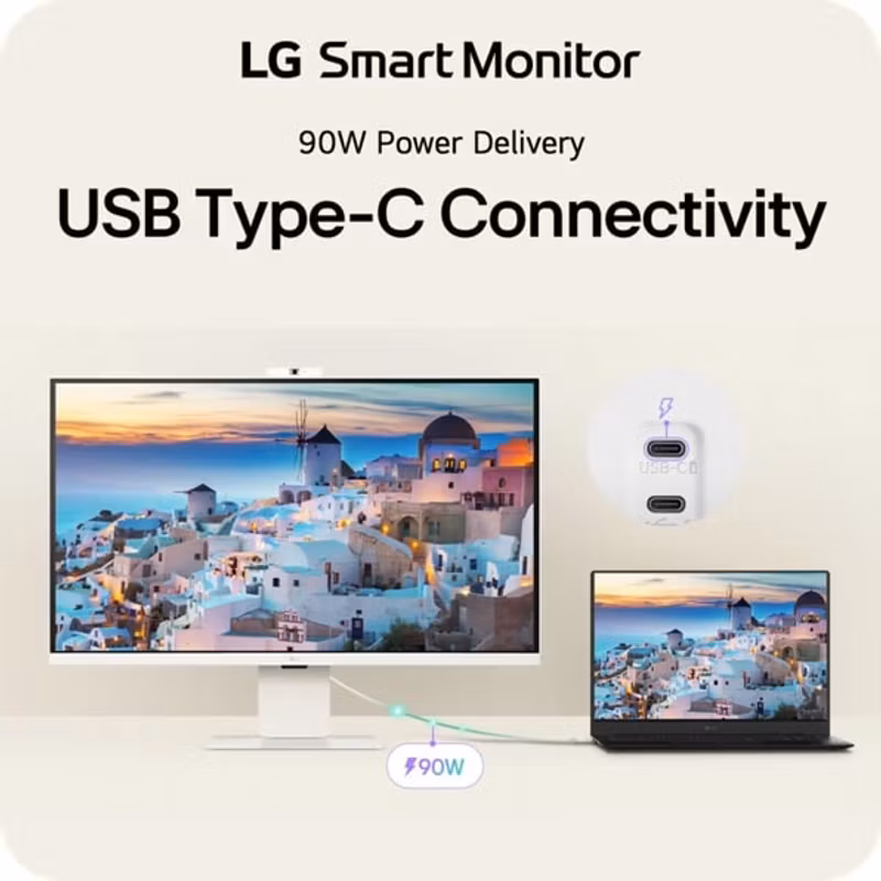 LG 32U850SA-W datorskärm 80 cm (31,5") 3840 x 2160 pixlar 4K Ultra HD LED Vit