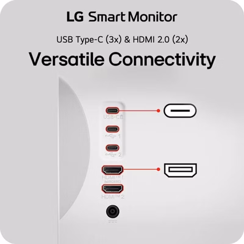 LG 32U850SA-W datorskärm 80 cm (31,5") 3840 x 2160 pixlar 4K Ultra HD LED Vit
