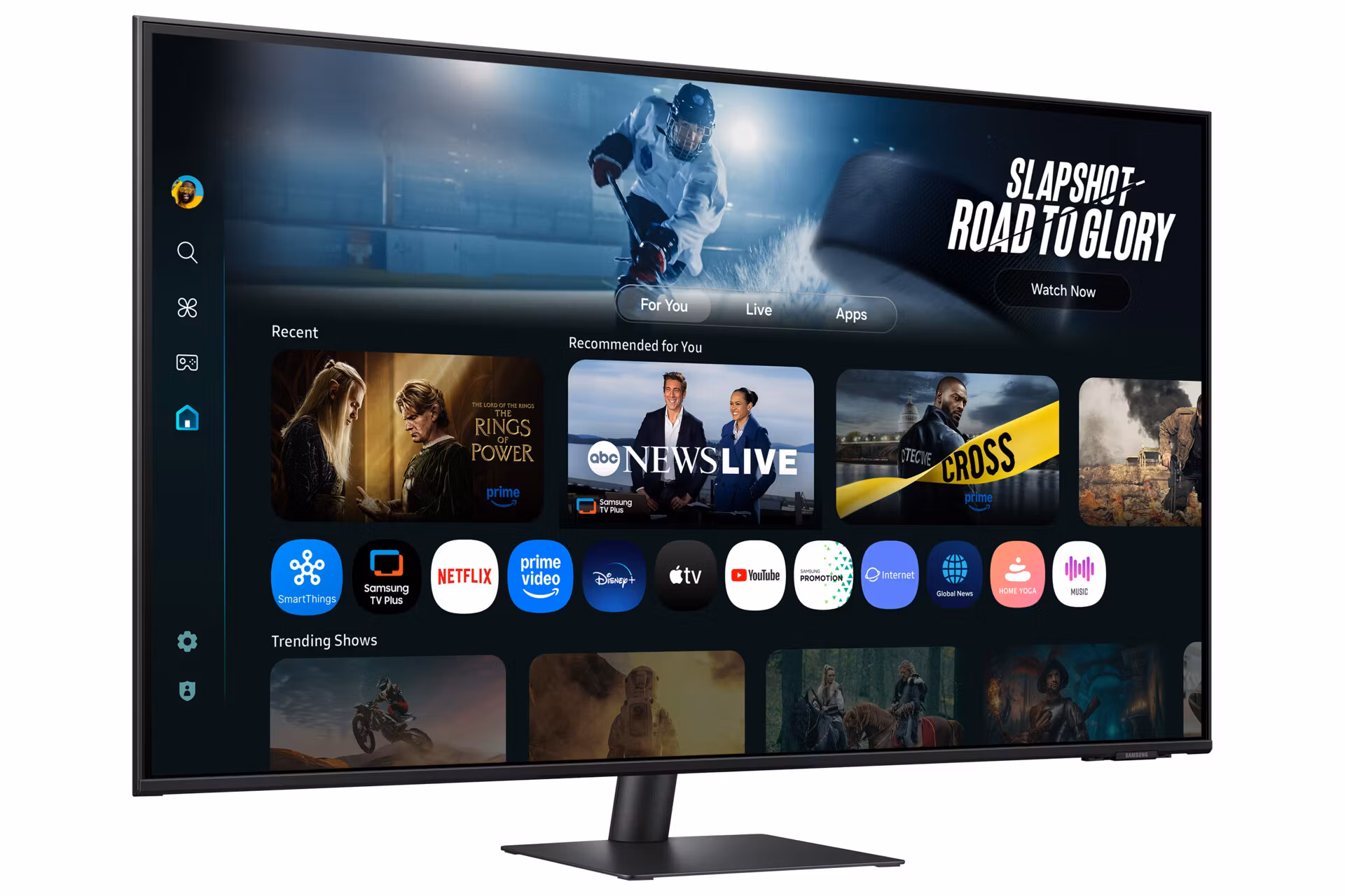Samsung M7 M70F datorskärm 109,2 cm (43") 3840 x 2160 pixlar 4K Ultra HD LCD Svart