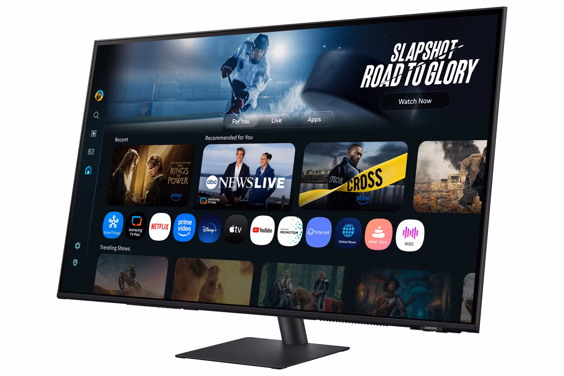 Samsung M7 M70F datorskärm 109,2 cm (43") 3840 x 2160 pixlar 4K Ultra HD LCD Svart