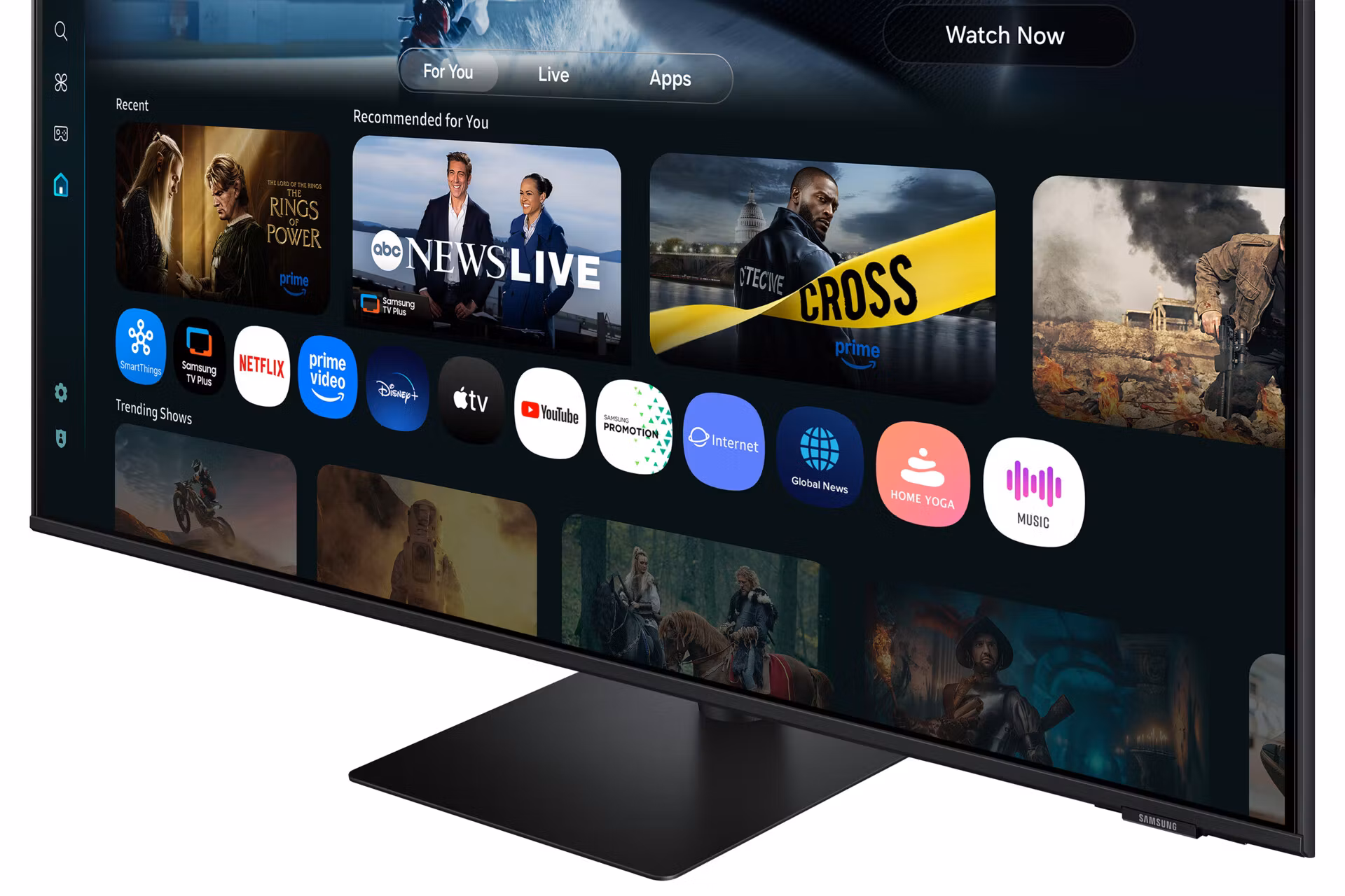 Samsung M7 M70F datorskärm 109,2 cm (43") 3840 x 2160 pixlar 4K Ultra HD LCD Svart