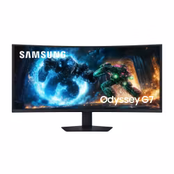 Samsung G75F datorskärm 101,6 cm (40") 5120 x 2160 pixlar WUHD LCD Svart