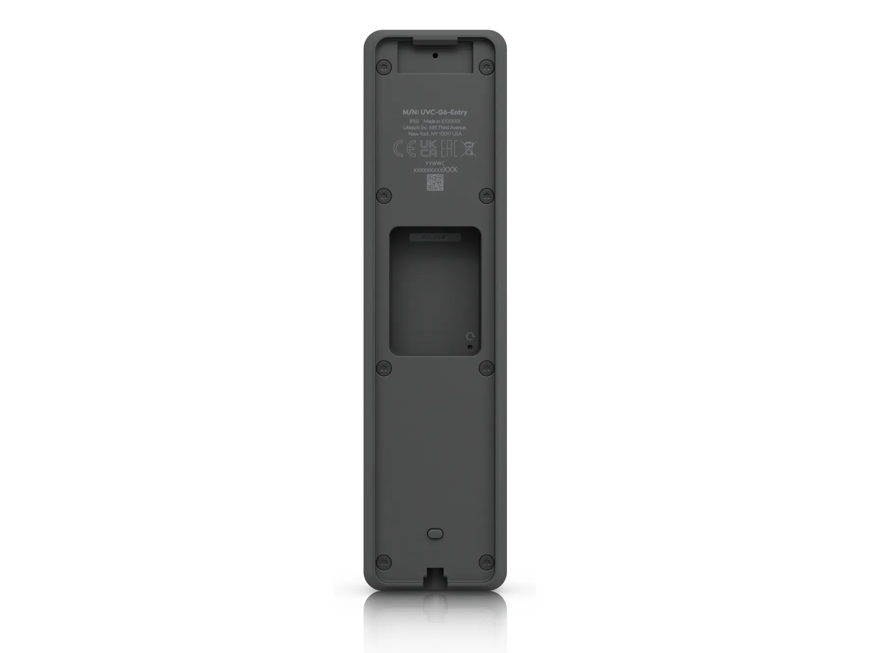 Ubiquiti UniFi G6 Entry Dörrklocka med kamera Svart
