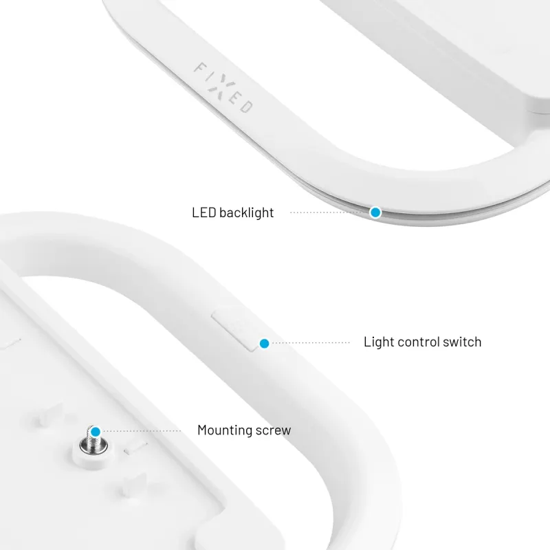 FIXED LED multiljus Stativ för PS5/PS5 Slim Vit