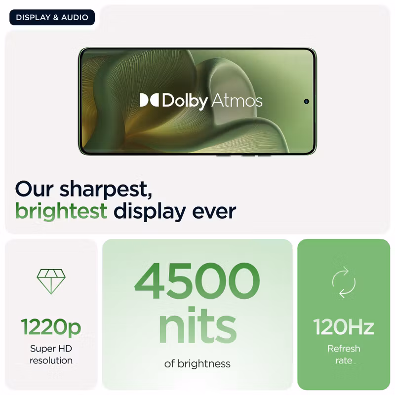 Motorola edge 60 16,9 cm (6,67") Dual SIM Android 15 5G USB Type-C 12 GB 512 GB 5200 mAh Green