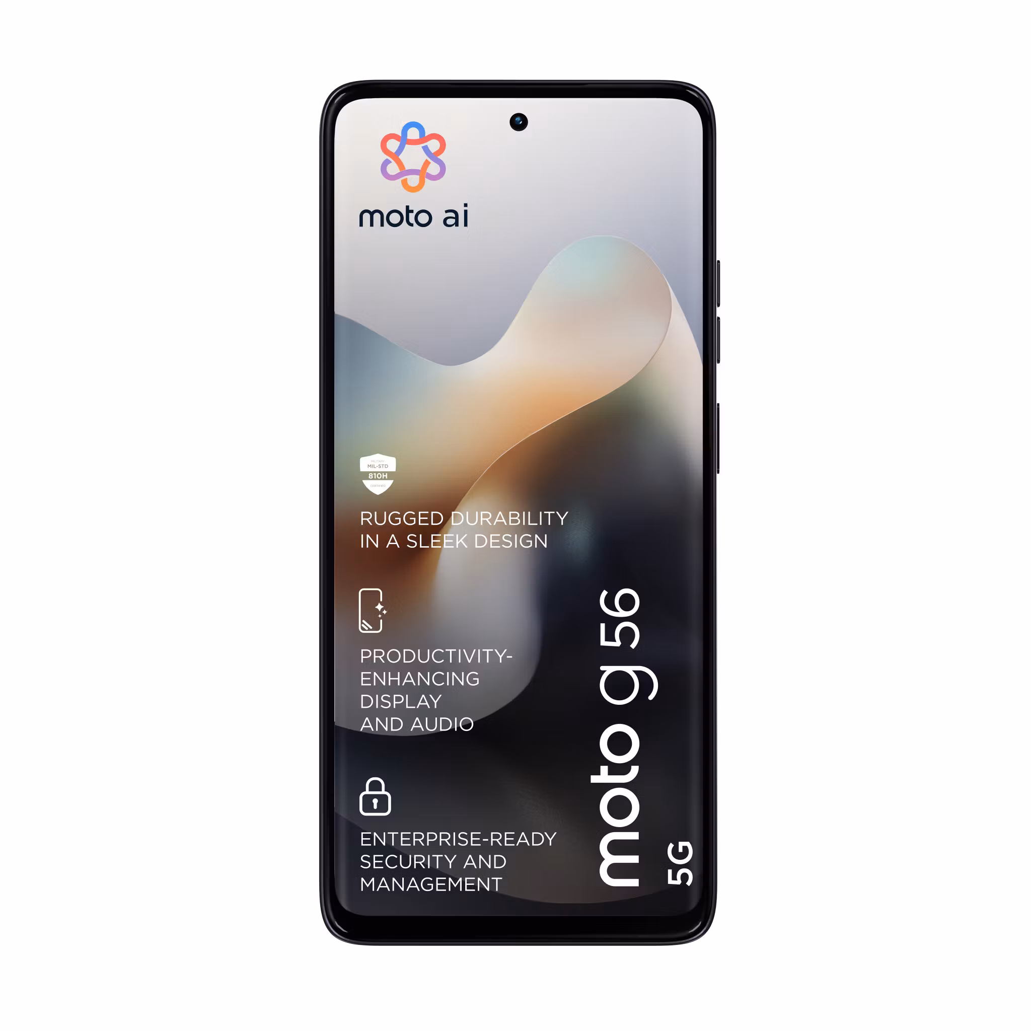 Motorola moto g56 5G 17,1 cm (6,72") Hybrid Dual SIM Android 15 USB Type-C 8 GB 256 GB 5200 mAh Svart