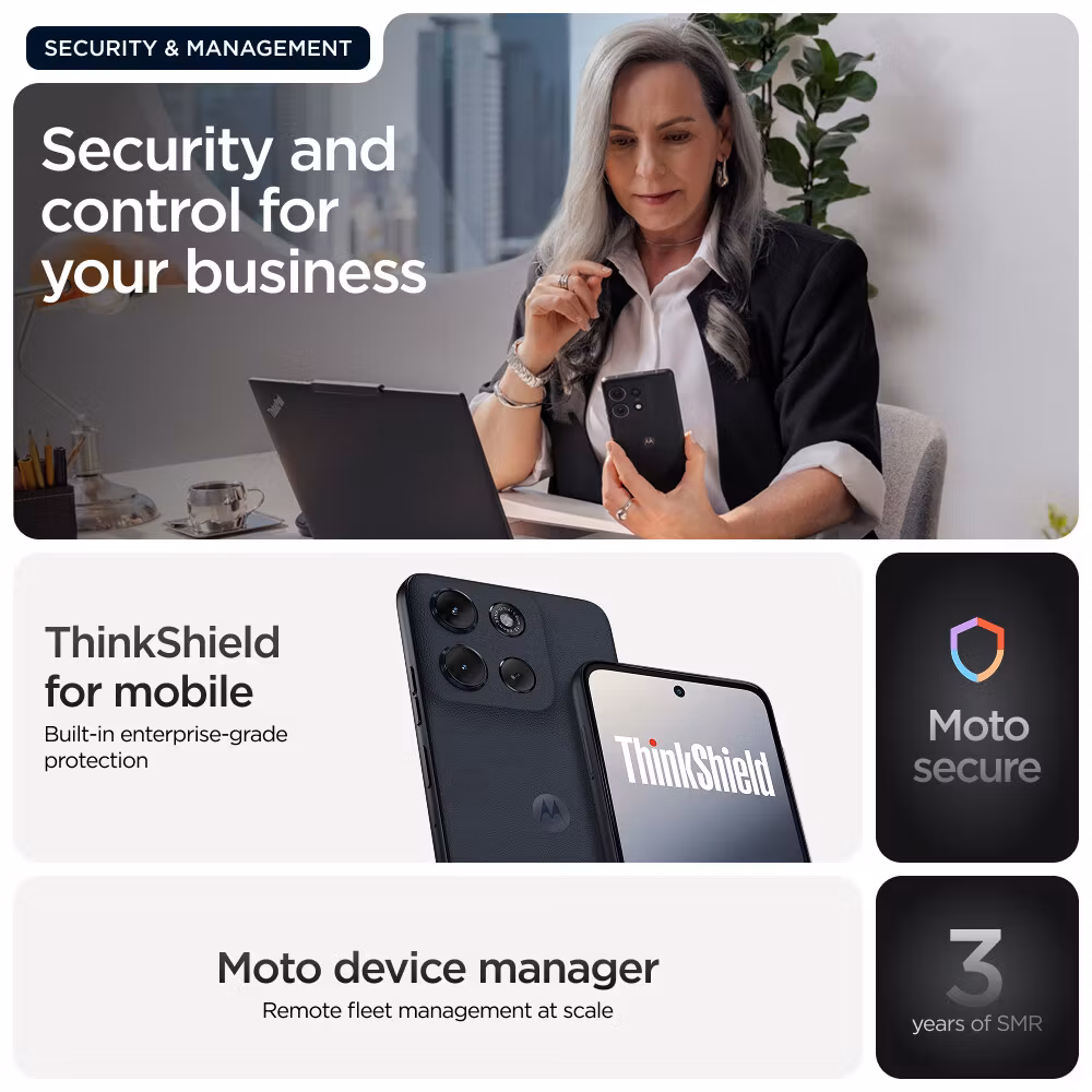 Motorola moto g56 5G 17,1 cm (6,72") Hybrid Dual SIM Android 15 USB Type-C 8 GB 256 GB 5200 mAh Svart