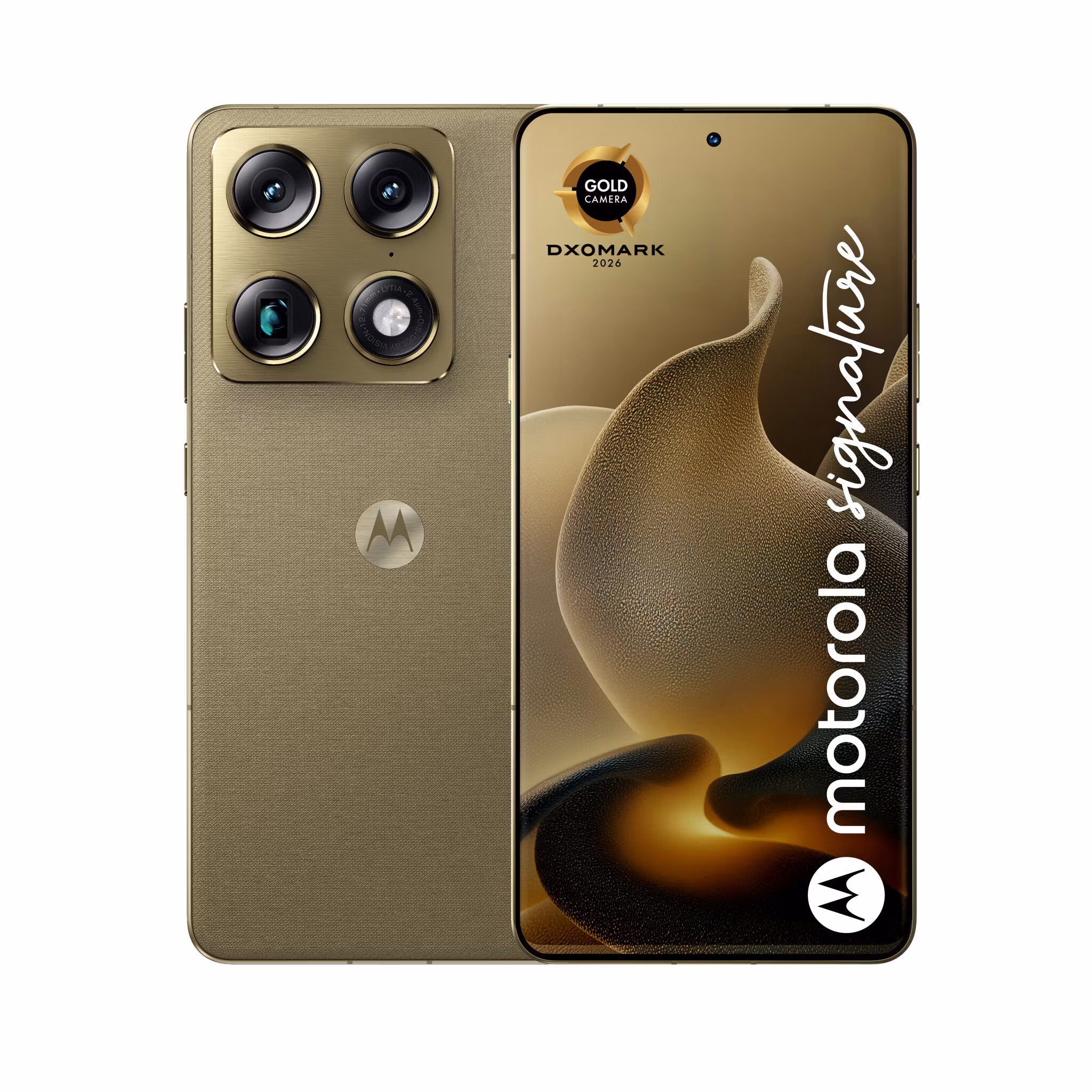 Motorola signature 17.2 cm (6.78") Dual SIM Android 16.0 5G USB Type-C 16 GB 512 GB 5200 mAh guld