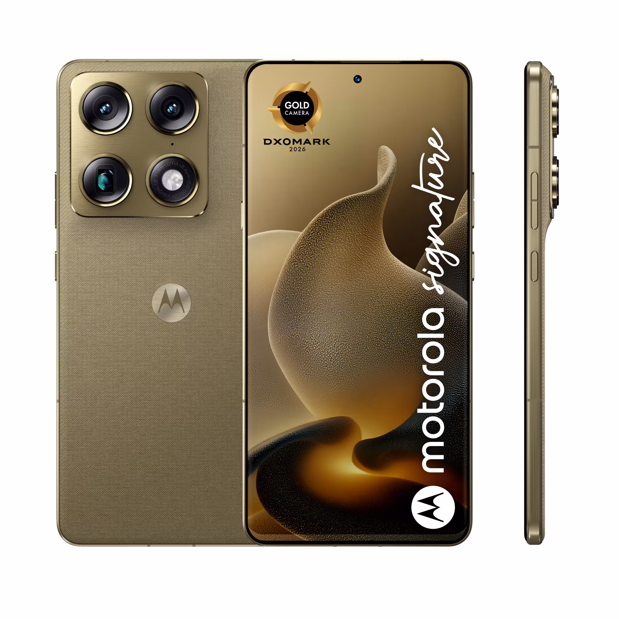 Motorola signature 17.2 cm (6.78") Dual SIM Android 16.0 5G USB Type-C 16 GB 512 GB 5200 mAh guld