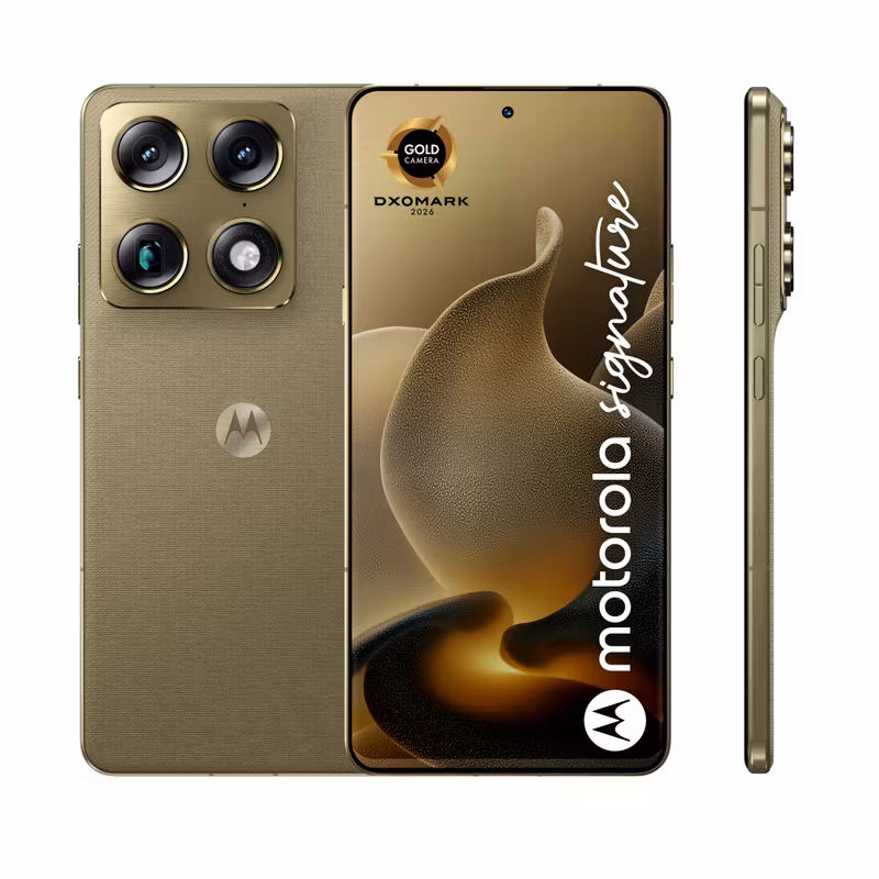 Motorola signature 17.2 cm (6.78") Dual SIM Android 16.0 5G USB Type-C 16 GB 512 GB 5200 mAh guld
